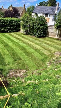 Click Here To Enlarge This Photo Of Fresh lawn turf laid in Wollaton, Nottingham