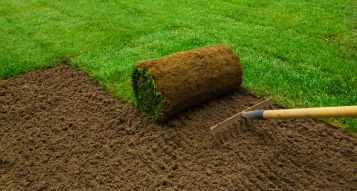 Laying The Grass Turf