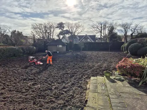 Click Here To Enlarge This Photo Of New Lawn Installation In Edwalton&comma; Nottingham