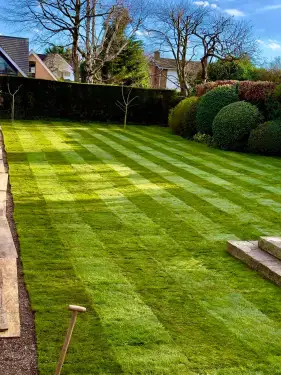 Click Here To Enlarge This Photo Of New Lawn Installation In Edwalton&comma; Nottingham