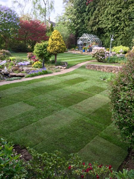 A little turf job at Ravenshead, Nottingham: Swipe To View More Images